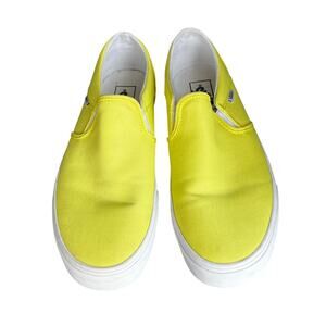 VANS Sunshine Lemon Yellow Old Skool SK8 Woman’s slip on sneakers size 11